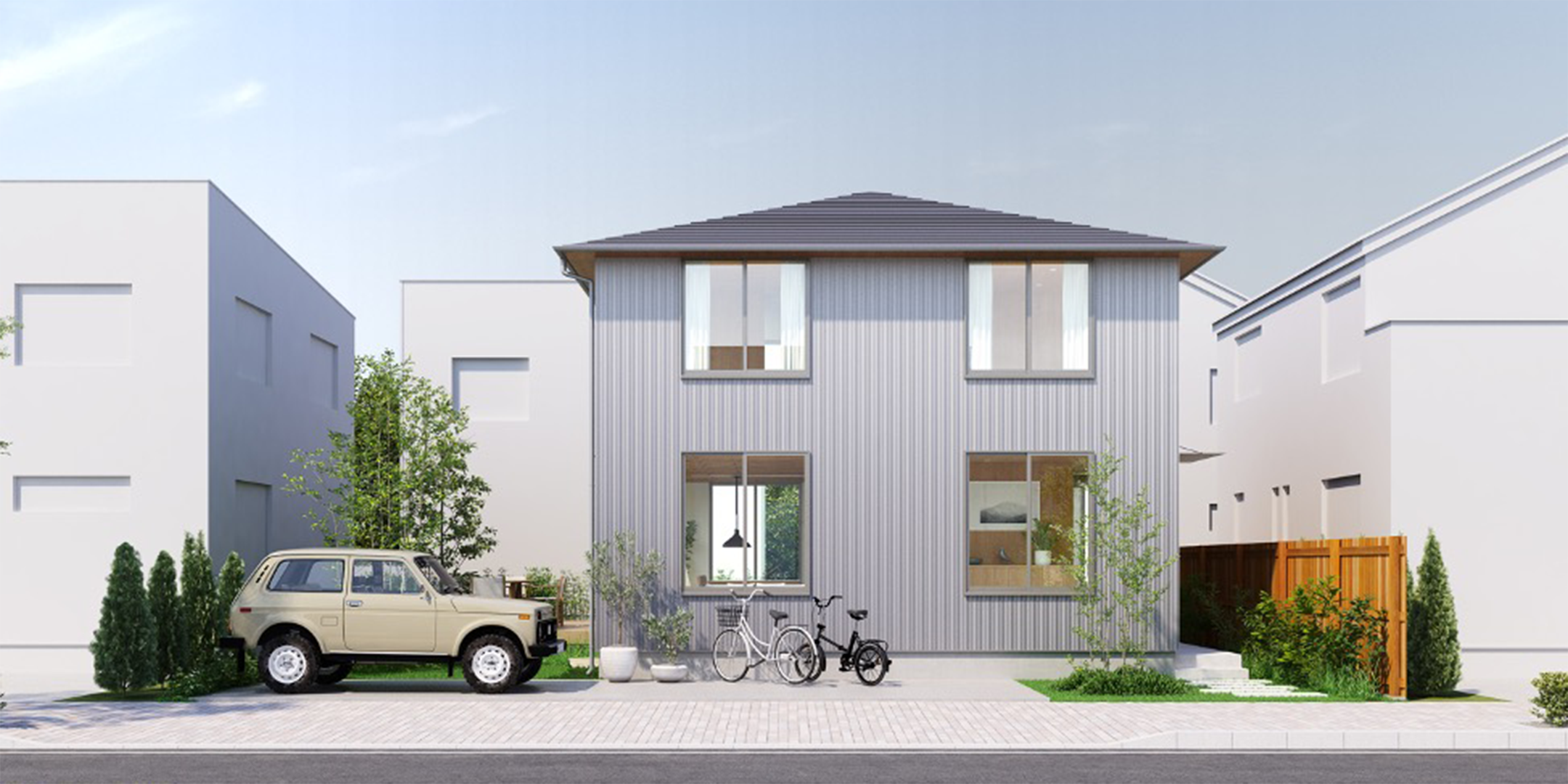 “muihaus,” a residential home designed to foster family bonds (Jointly with JIBUN HAUS.)
